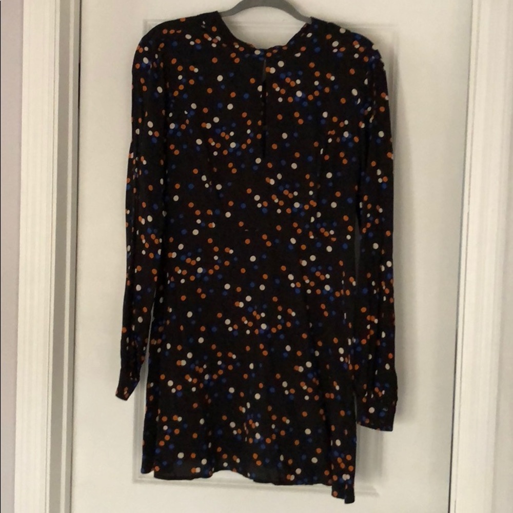 Polka dot black mini dress Forever 21